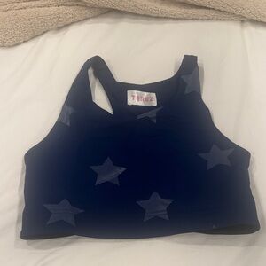 Terez Midnight Blue Star Sports Bra